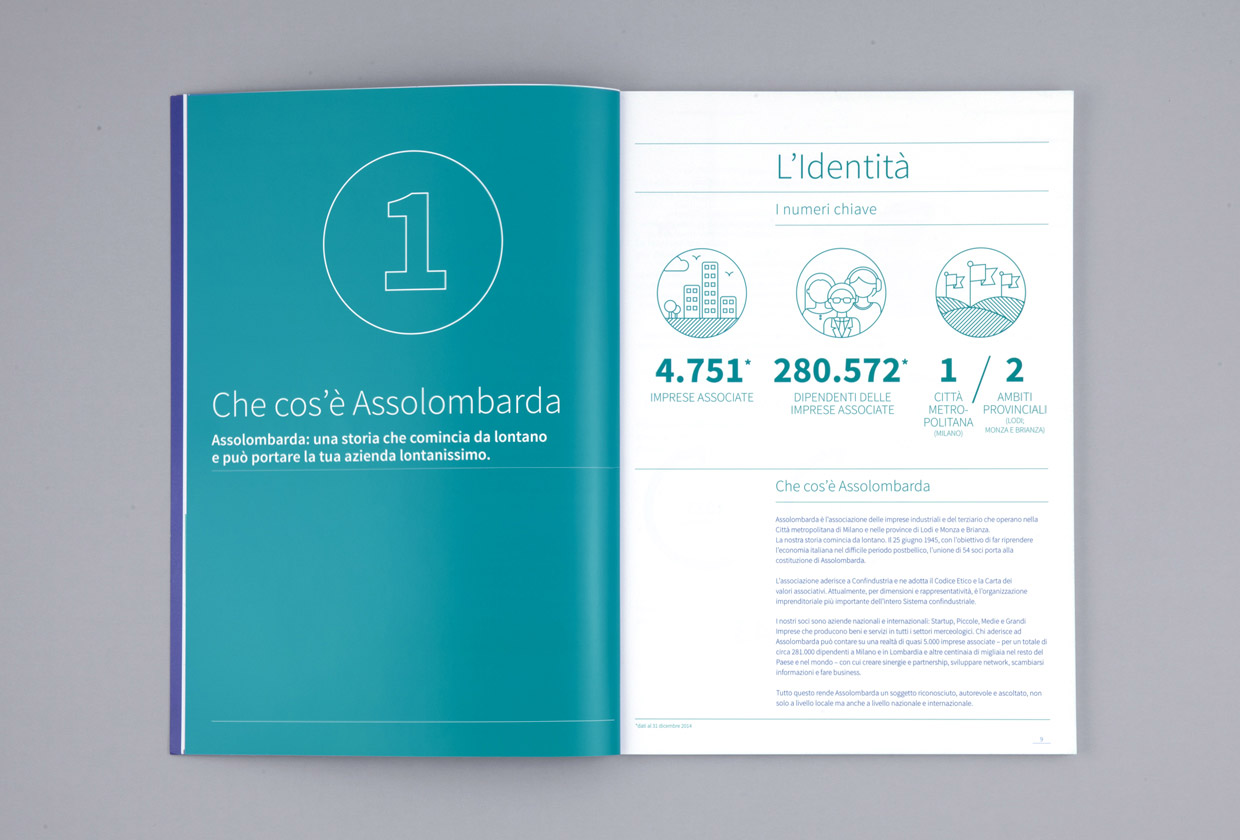 Assolombarda , Relazione 2014 - Brochure Marketing