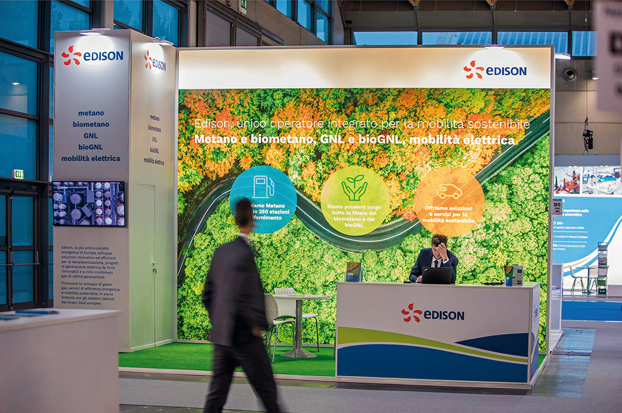 Sustainable mobility stand at Ecomondo 2021
