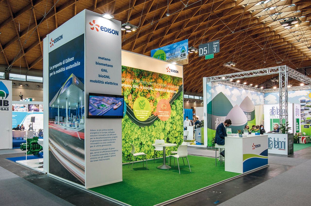 Sustainable mobility stand at Ecomondo 2021