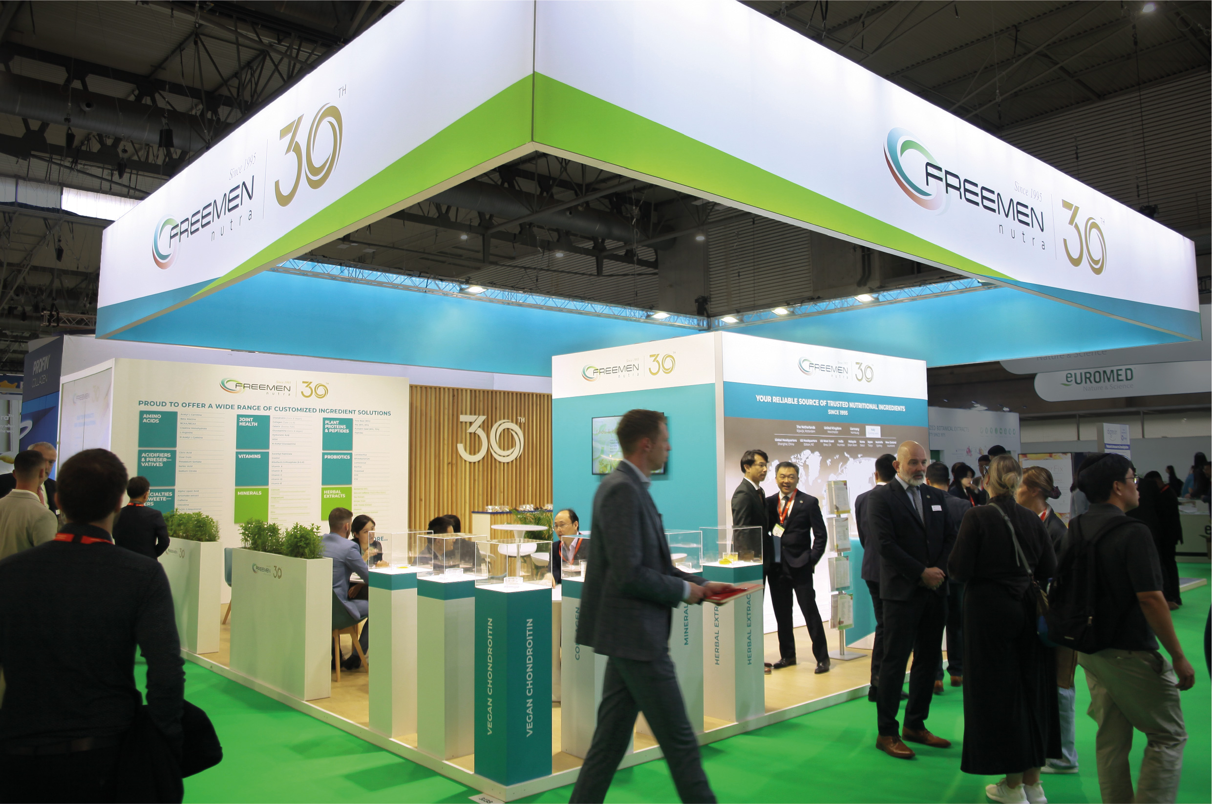 Freemen Nutra, Vitafoods, CPHI, FI Europe - 2022 – 2025 