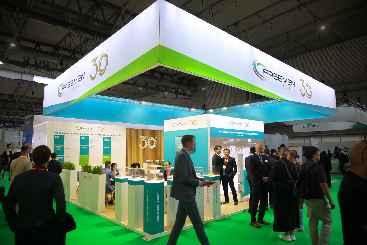 Freemen Nutra, Vitafoods, CPHI, FI Europe - 2022 – 2025
